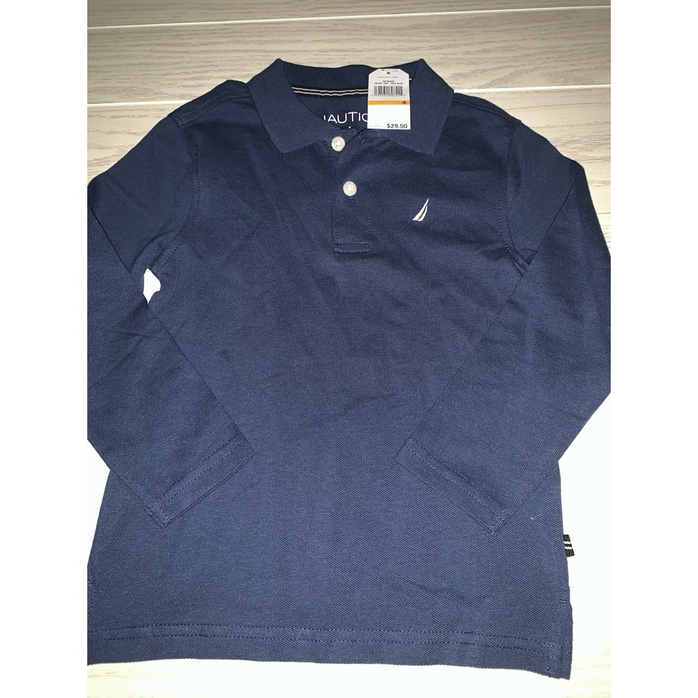 Nautica Long Sleeve Shirt, Navy,‎ Youth Small (4)